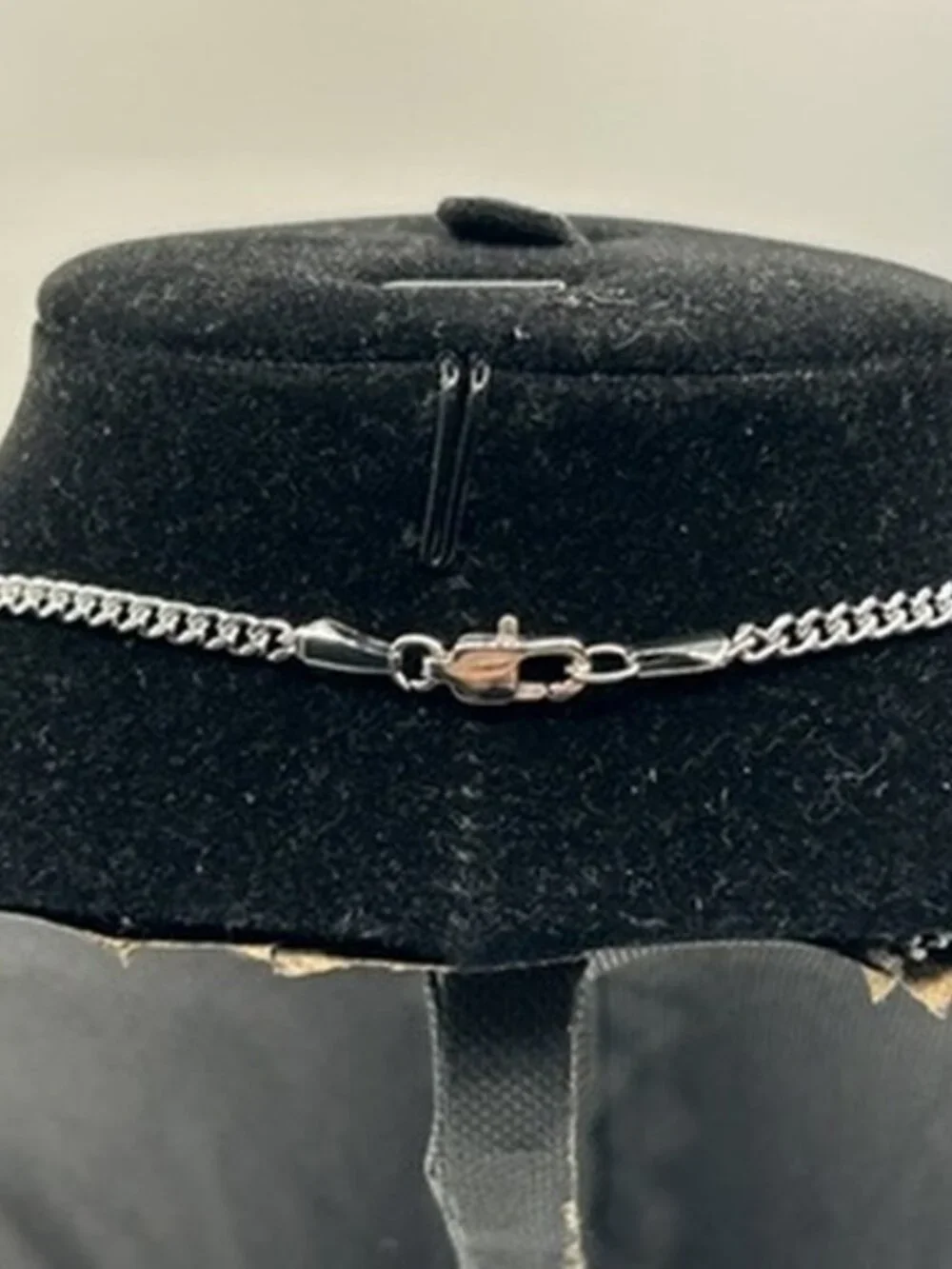 3mm Cuban Chain 24 Inch Real Silver Stainless Steel Plated Durable Waterproof